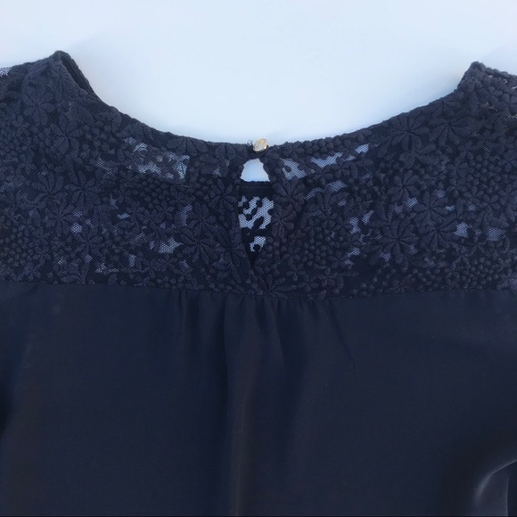 ASTR embroidered sheer silk blouse - Picture 5 of 6